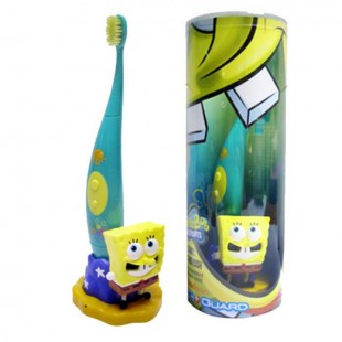 SmileGuard Spongebob Sonic Toothbrush Электрическая щетка с дополнительной насадкой на батарейки от 3-х лет