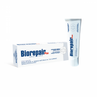 Biorepair PRO White Plus отбеливающая восстанавливающая зубная паста (75мл)