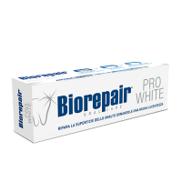 Biorepair PRO White отбеливающая восстанавливающая зубная паста (75мл)