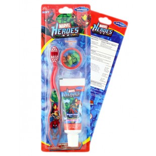Marvel Heroes MH-3 набор, щётка с колпачком + паста