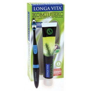 Longa Vita - комплекс фотодинамической терапии, паста + щетка 100 гр.