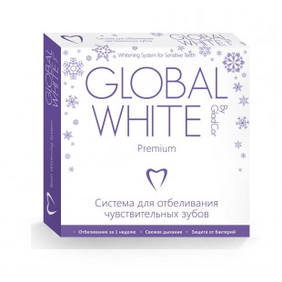 GLOBAL WHITE Teeth Whitening System For Sensitive Teeth