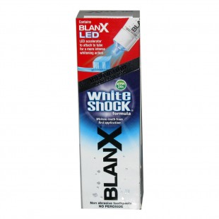 Зубная паста BlanX White Shock 50мл + LED наконечник