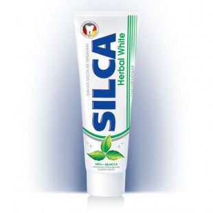 Отбеливающая зубная паста SILCA Herbal White 100 мл.