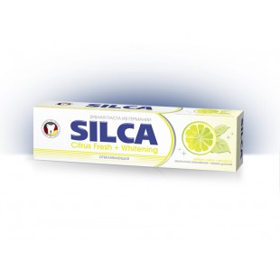 Отбеливающая зубная паста SILCA Citrus Fresh + Whitening 100 мл.