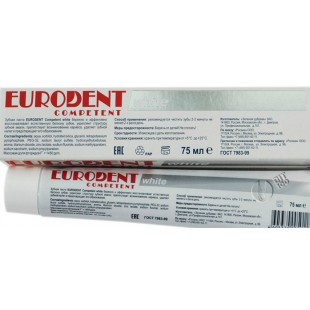 Eurodent Competent White 75 мл.