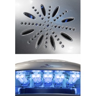 Dona Jerdona DJ-Д880-45 Ультрафиолетовая Лампа 45 вт. 45с вентилятором серебряная