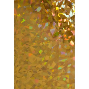 Dona Jerdona фольга 1.5 м голография золотая колейдоскоп мелкий