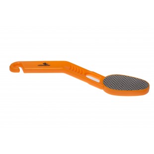 Dona Jerdona лазерная терка для ног с крючком оранжевая пластик 100887